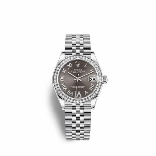Rolex Datejust 31 Stainless Steel Diamond / Jubilee / Grey - Roman 278384rbr-0032