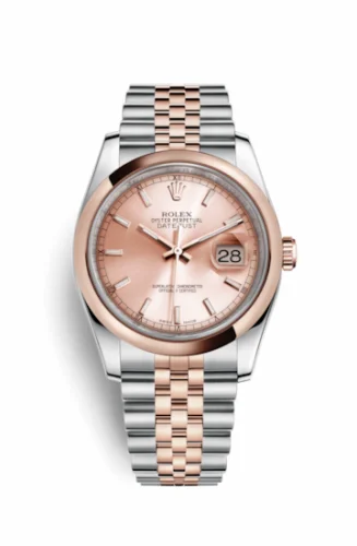 Rolex Datejust 36 Rolesor Everose Domed / Jubilee / Pink 116201-0097