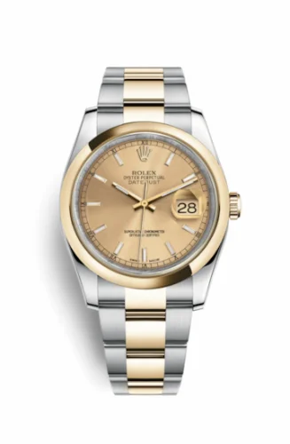 Rolex Datejust 36 Rolesor Yellow Domed / Oyster / Champagne 116203-0125