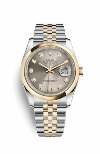 Rolex Datejust 36 Rolesor Yellow Domed / Jubilee / Steel Diamonds 116203-0169