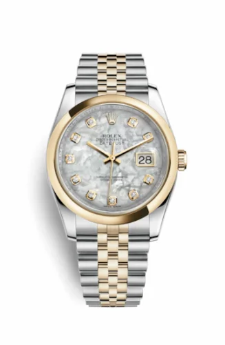 Rolex Datejust 36 Rolesor Yellow Domed / Jubilee / MOP 116203-0170
