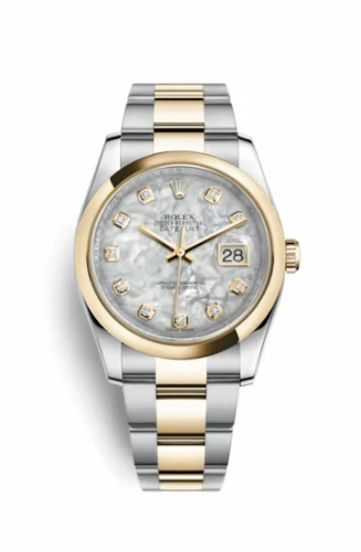 Rolex Datejust 36 Rolesor Yellow Domed / Oyster / MOP 116203-0189