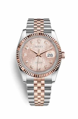 Rolex Datejust 36 Rolesor Everose Fluted / Jubilee / Pink Computer 116231-0058