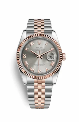 Rolex Datejust 36 Rolesor Everose Fluted / Jubilee / Pink Roman 116231-0087