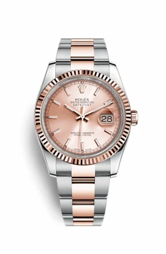 Rolex Datejust 36 Rolesor Everose Fluted / Oyster / Pink 116231-0096