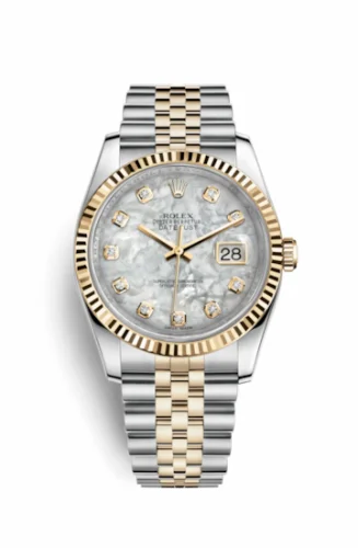 Rolex Datejust 36 Rolesor Yellow Fluted / Jubilee / MOP 116233-0152