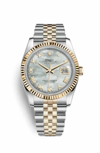 Rolex Datejust 36 Rolesor Yellow Fluted / Jubilee / MOP Roman 116233-0203