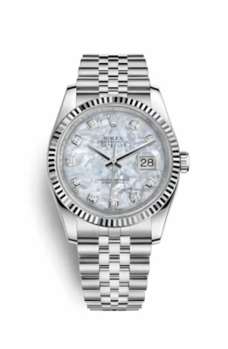 Rolex Datejust 36 Stainless Steel Fluted / Jubilee / MOP 116234-0078