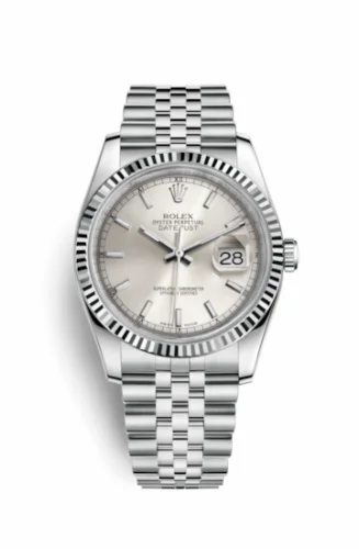 Rolex Datejust 36 Stainless Steel Fluted / Jubilee / Silver 116234-0080