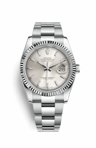 Rolex Datejust 36 Stainless Steel Fluted / Oyster / Silver 116234-0093