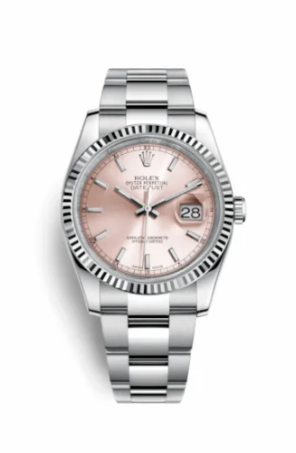 Rolex Datejust 36 Stainless Steel Fluted / Oyster / Pink 116234-0120