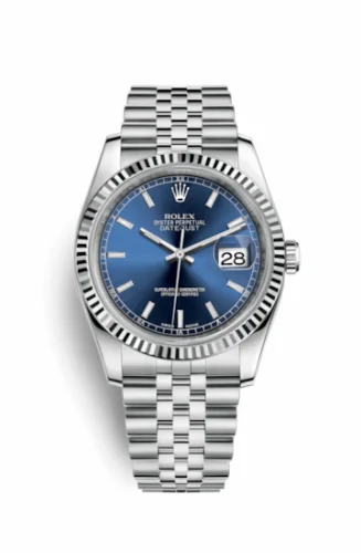 Rolex Datejust 36 Stainless Steel Fluted / Jubilee / Blue 116234-0139