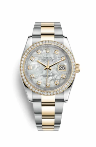 Rolex Datejust 36 Rolesor Yellow Diamond / Oyster / MOP 116243-0027