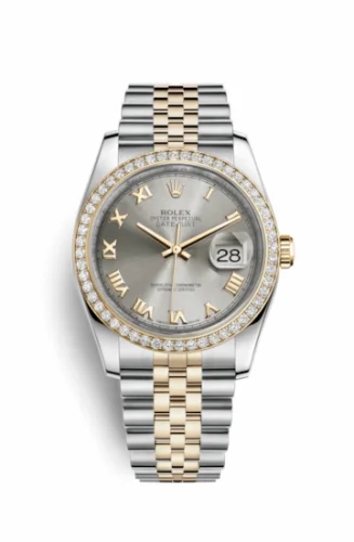 Rolex Datejust 36 Rolesor Yellow Diamond / Jubilee / Steel Roman 116243-0045