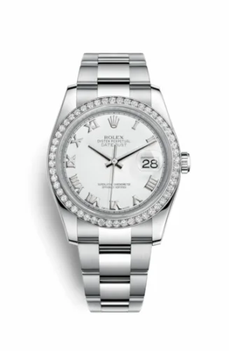 Rolex Datejust 36 Stainless Steel Diamond / Oyster / Silver 116244-0023