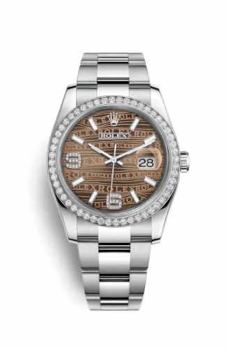 Rolex Datejust 36 Stainless Steel Diamond/ Oyster / Bronze Wave 116244-0037