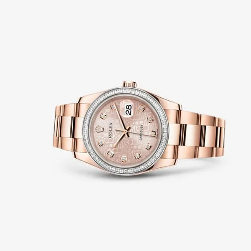 Rolex Datejust 36 Everose Baguette / Oyster / Pink Computer 116285bbr-0011