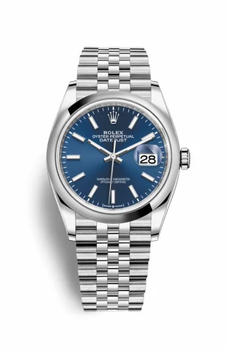 Rolex Datejust 36 Stainless Steel / Domed / Blue / Jubilee 126200-0005