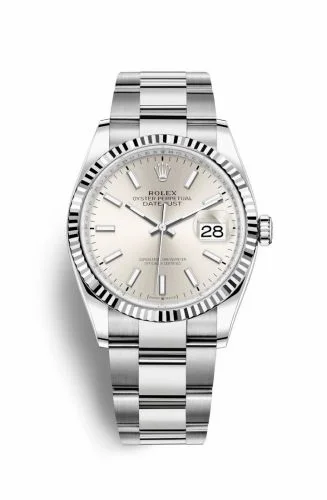 Rolex Datejust 36 Stainless Steel / Fluted / Silver / Oyster 126234-0014