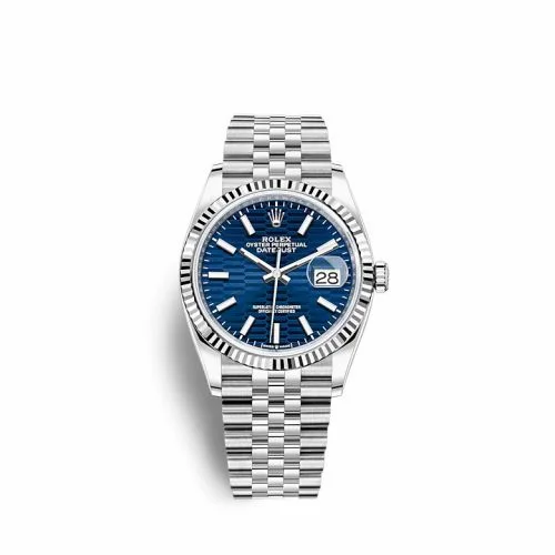 Rolex Datejust 36 Stainless Steel / Fluted / Blue - Fluted / Jubilee 126234-0049