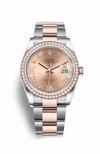Rolex Datejust 36 Stainless Steel / Everose / Diamond / Rose Roman Diamond / Oyster 126281RBR-0016