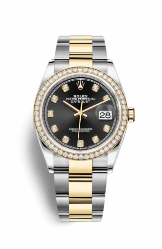 Rolex Datejust 36 Stainless Steel / Yellow Gold / Diamond / Black Diamond / Oyster 126283RBR-0008