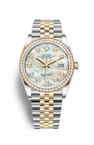 Rolex Datejust 36 Stainless Steel / Yellow Gold / Diamond / MOP Diamond / Jubilee 126283RBR-0009