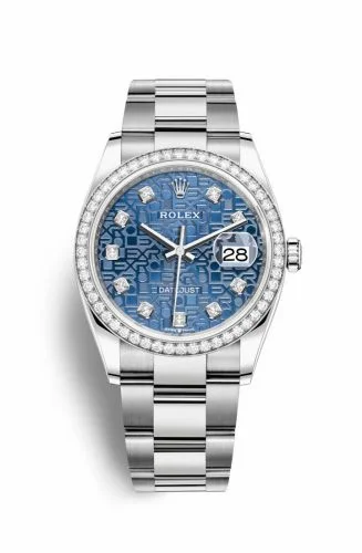 Rolex Datejust 36 Stainless Steel / Diamond / Blue Jubilee / Oyster 126284RBR-0004