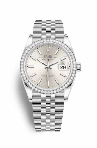 Rolex Datejust 36 Stainless Steel / Diamond / Silver / Jubilee 126284RBR-0005