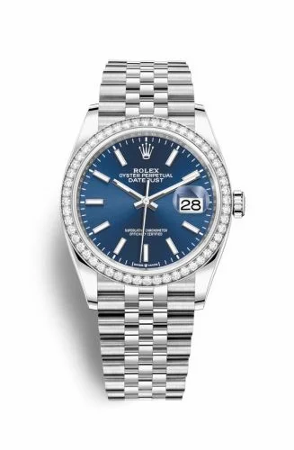 Rolex Datejust 36 Stainless Steel / Diamond / Blue / Jubilee 126284RBR-0009