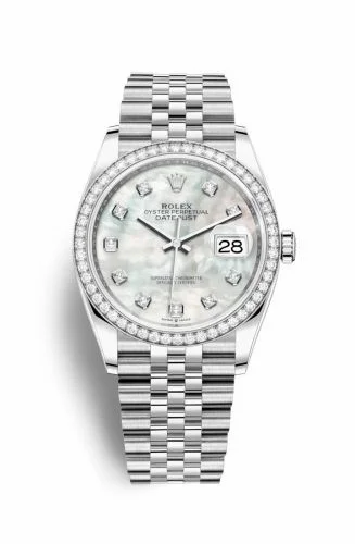 Rolex Datejust 36 Stainless Steel / Diamond / MOP-Diamond / Jubilee 126284RBR-0011