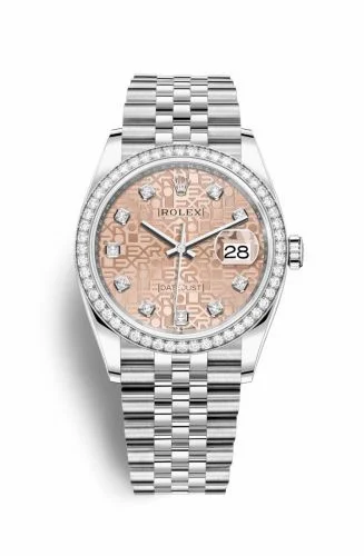 Rolex Datejust 36 Stainless Steel / Diamond / Pink Jubilee / Jubilee 126284RBR-0015