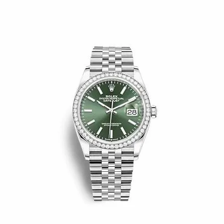 Rolex Datejust 36 Stainless Steel - Diamond / Green / Jubilee 126284RBR-0043
