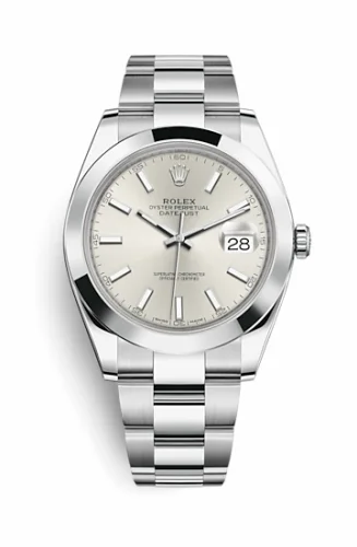 Rolex Datejust 41 Stainless Steel Smooth / Oyster / Silver 126300-0003