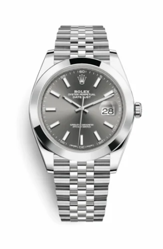 Rolex Datejust 41 Stainless Steel Smooth / Jubilee / Dark Rhodium 126300-0008