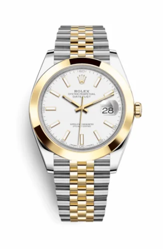 Rolex Datejust 41 Rolesor Yellow Smooth / Jubilee / White 126303-0016