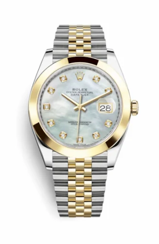 Rolex Datejust 41 Rolesor Yellow Smooth / Jubilee / MOP 126303-0018