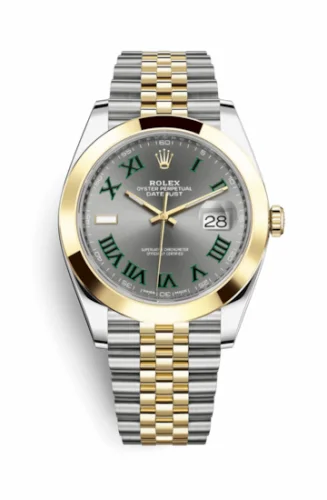 Rolex Datejust 41 Rolesor Yellow Smooth / Jubilee / Slate - Roman 126303-0020