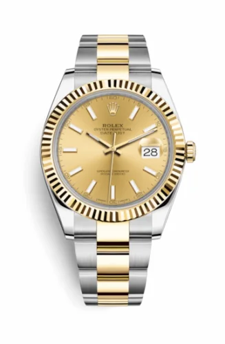 Rolex Datejust 41 Rolesor Yellow Fluted / Oyster / Champagne 126333-0009
