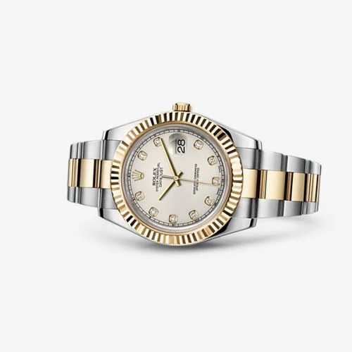 Rolex Datejust II Rolesor Ivory Diamonds 116333-0008