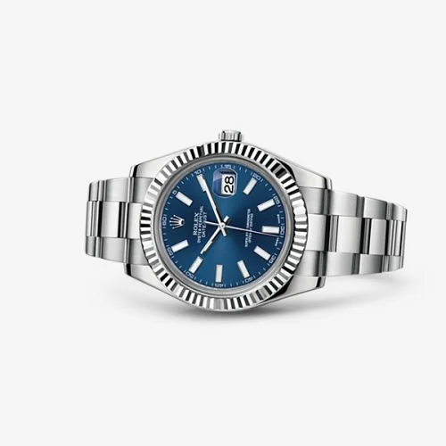 Rolex Datejust II Fluted Blue 116334-0005