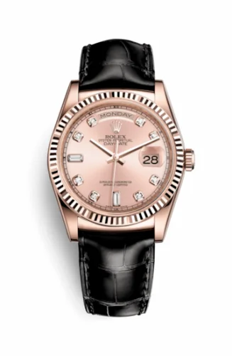 Rolex Day-Date 36 Everose / Strap / Pink Diamond 118135-0065