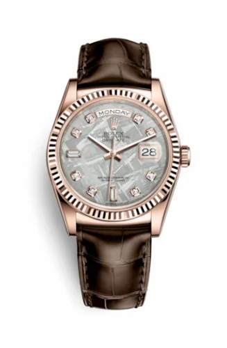 Rolex Day-Date 36 Everose / Strap / Meteorite 118135-0072