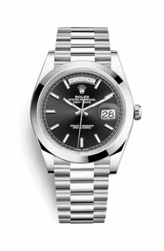 Rolex Day-Date 40 Platinum / Black 228206-0031