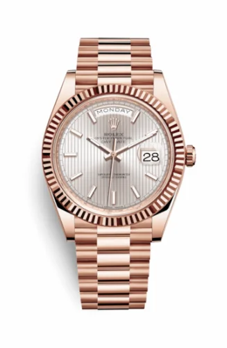 Rolex Day-Date 40 Everose / Sundust Tuxedo 228235-0005