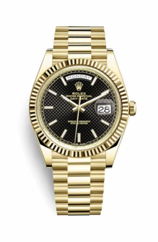 Rolex Day-Date 40 Yellow Gold / Black 228238-0007