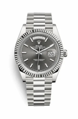Rolex Day-Date 40 White Gold / Dark Rhodium Tuxedo 228239-0002