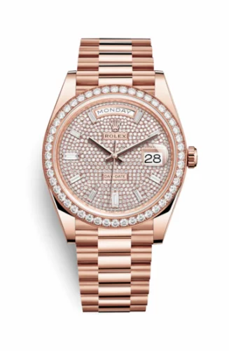 Rolex Day-Date 40 Everose - Diamond / Paved 228345rbr-0002