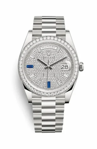 Rolex Day-Date 40 White Gold - Diamond / Paved 228349rbr-0036