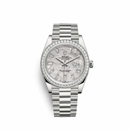 Rolex Day-Date 40 White Gold - Diamond / Meteorite 228349rbr-0040